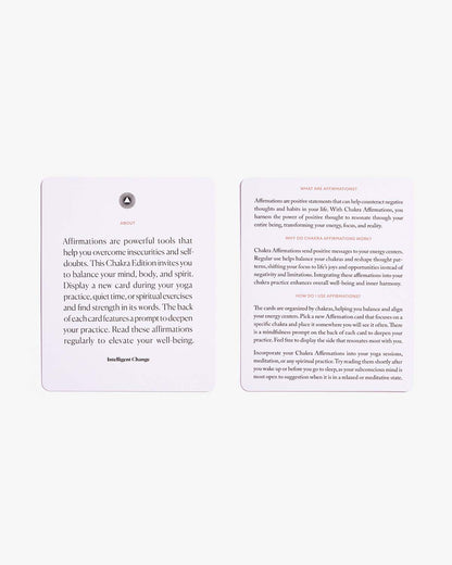 Mindful Affirmations for Chakra Balancing