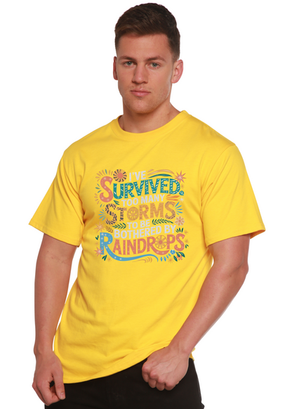 I've Survived Too Many Storms to Be Both Unisex Bamboo/Cotton Graphic T-Shirt